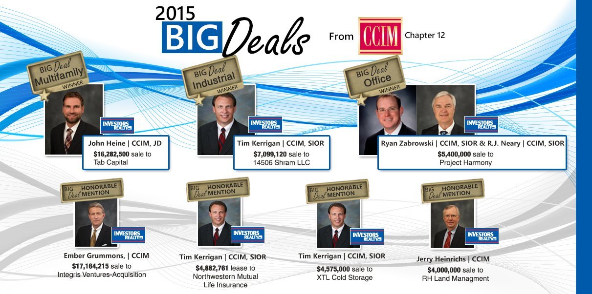 2015 CCIM BIG Deal Award Winners