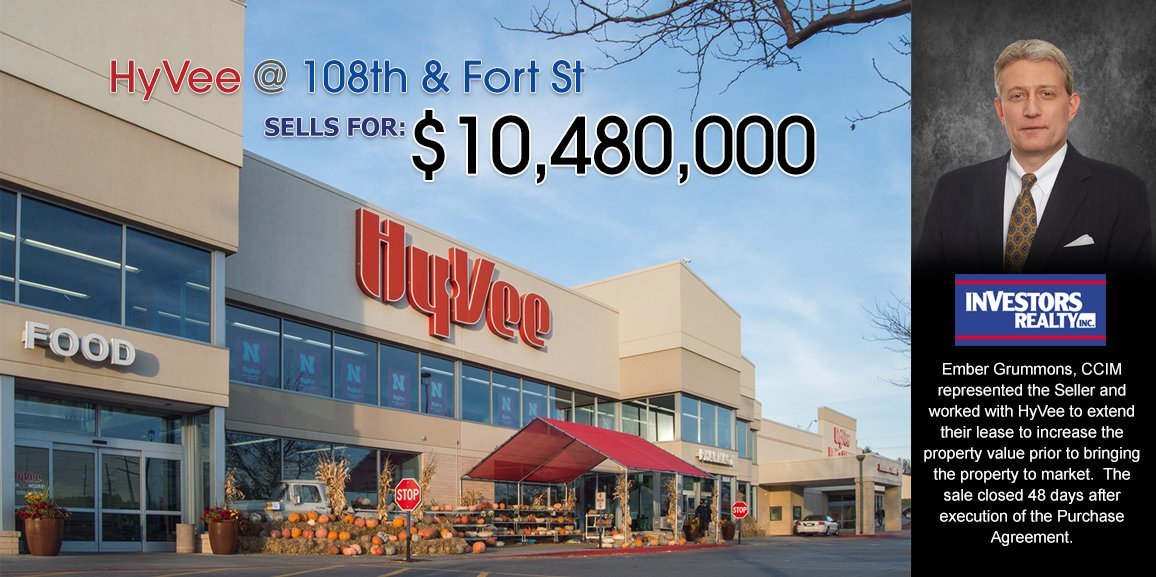 Hy-Vee Grocery Store Sells for $10,480,000