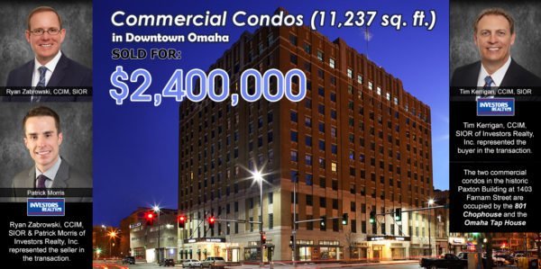 Paxton Commercial Condos Sold in Omaha
