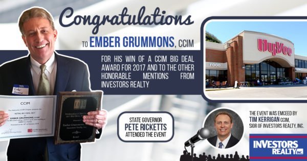 Ember Grummons CCIM 2017 Big Deal Award
