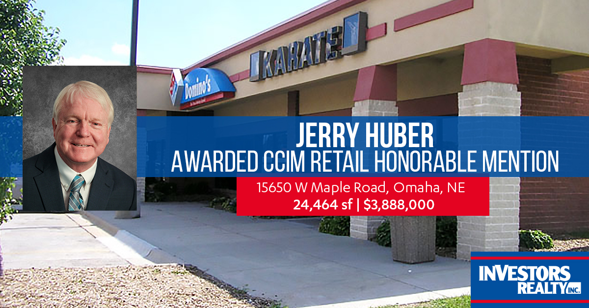 Jerry Huber, CCIM Award Winning Broker