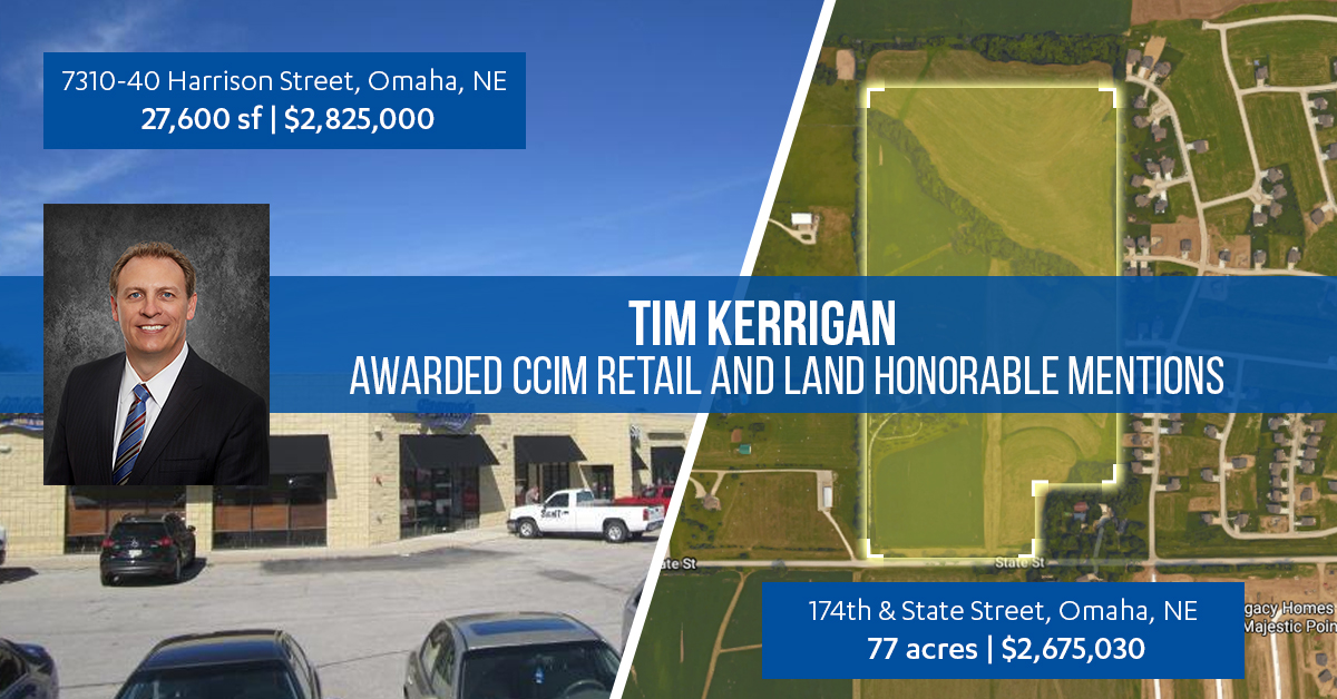 Tim Kerrigan - CCIM Award Winning Land Omaha Broker