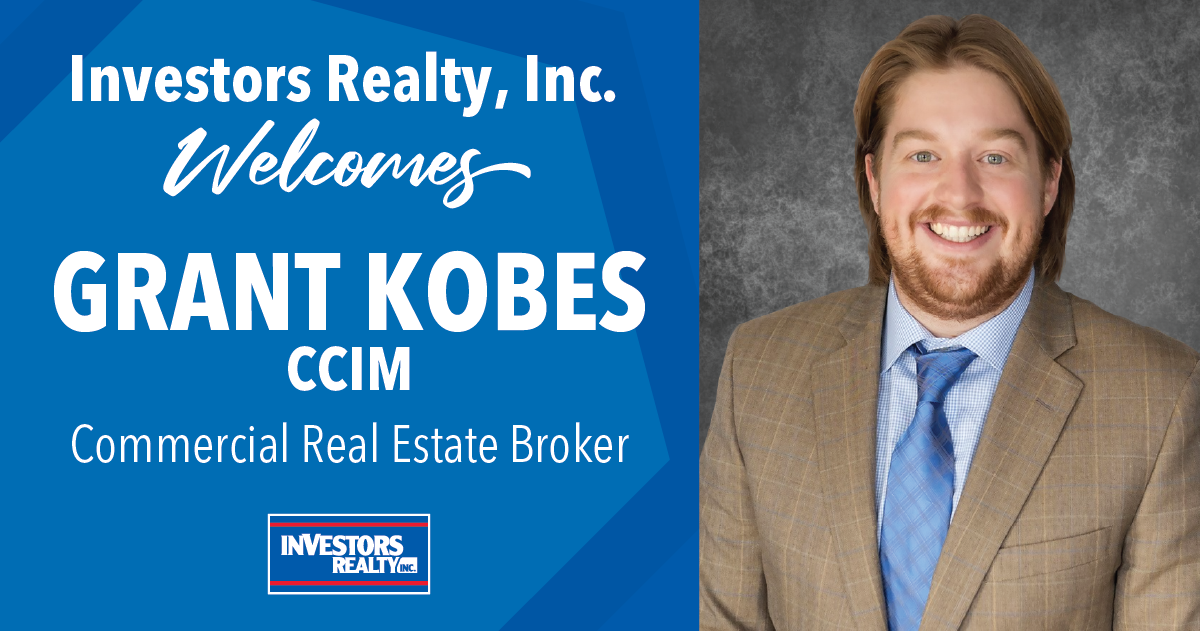 Investors Realty Welcomes Grant Kobes, CCIM