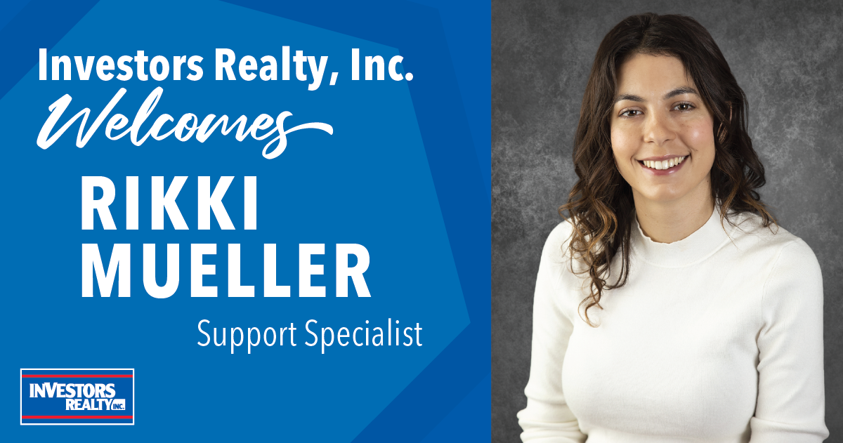 Investors Realty Welcomes Rikki Mueller!