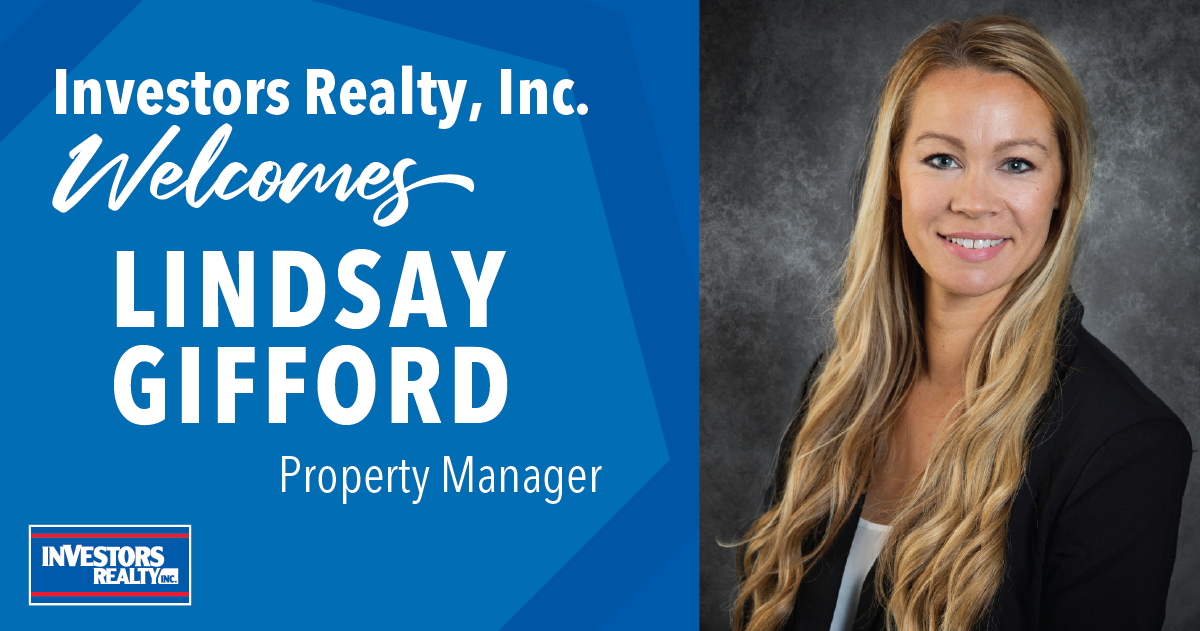 Investors Realty Welcomes Lindsay Gifford!