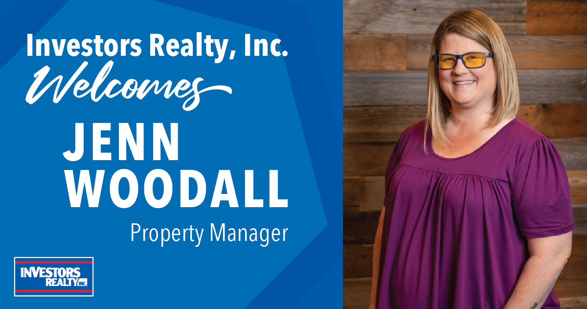 Investors Realty Welcomes Jenn Woodall!