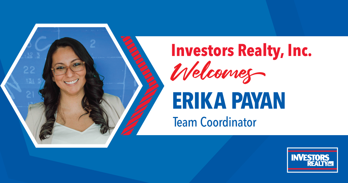 Investors Realty Welcomes Erika Payan!